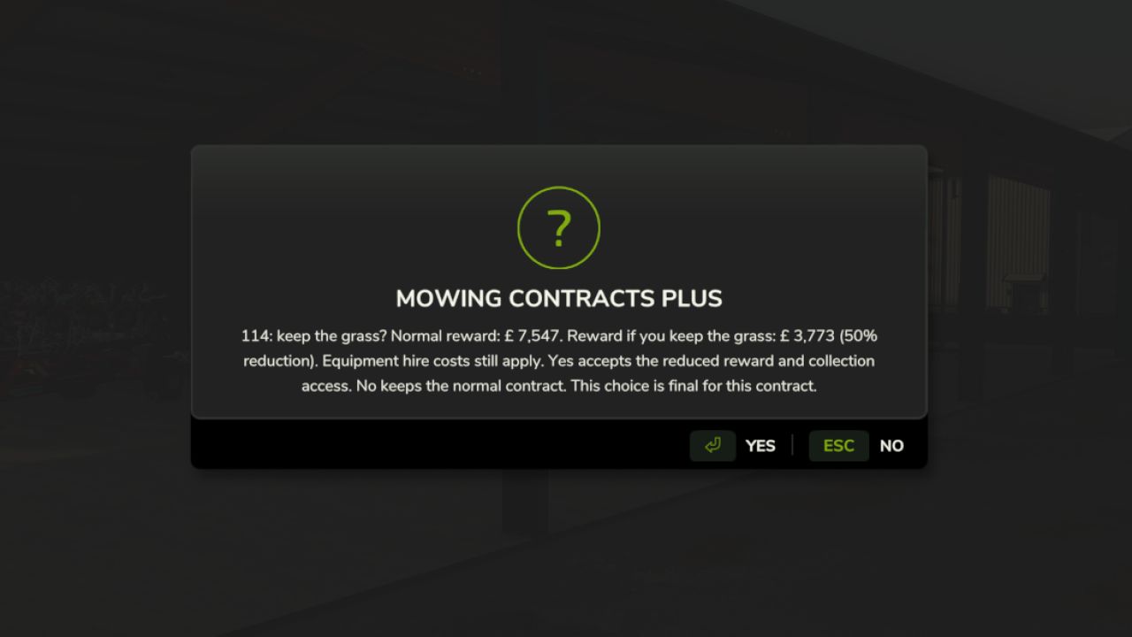 Mowing Contracts Plus FS25