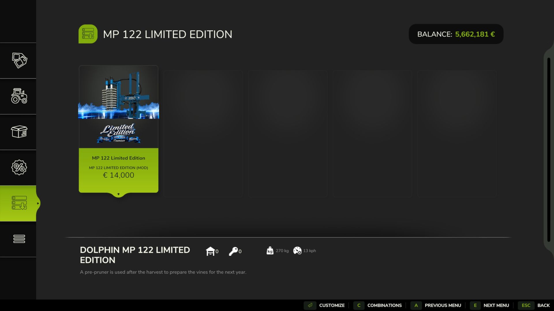 MP 122 Limited Edition