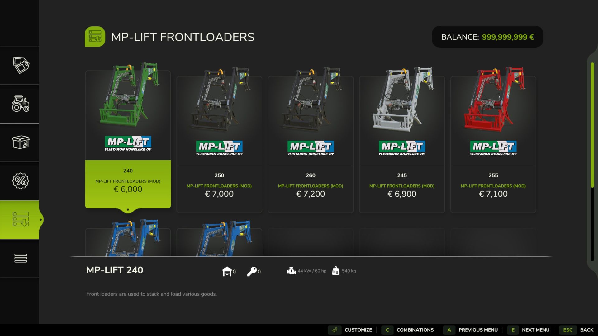 Mplift Front Loader