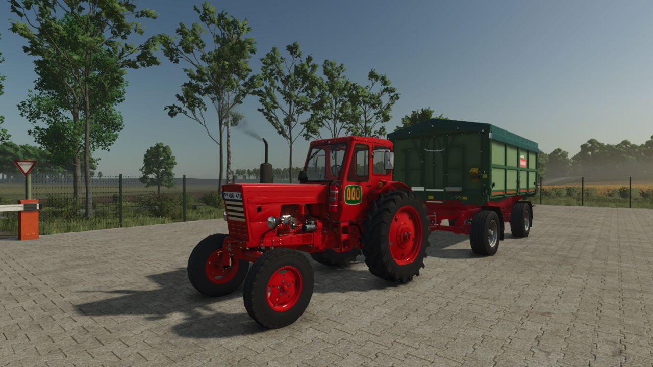 MTZ 50 avec chargeur cigogne