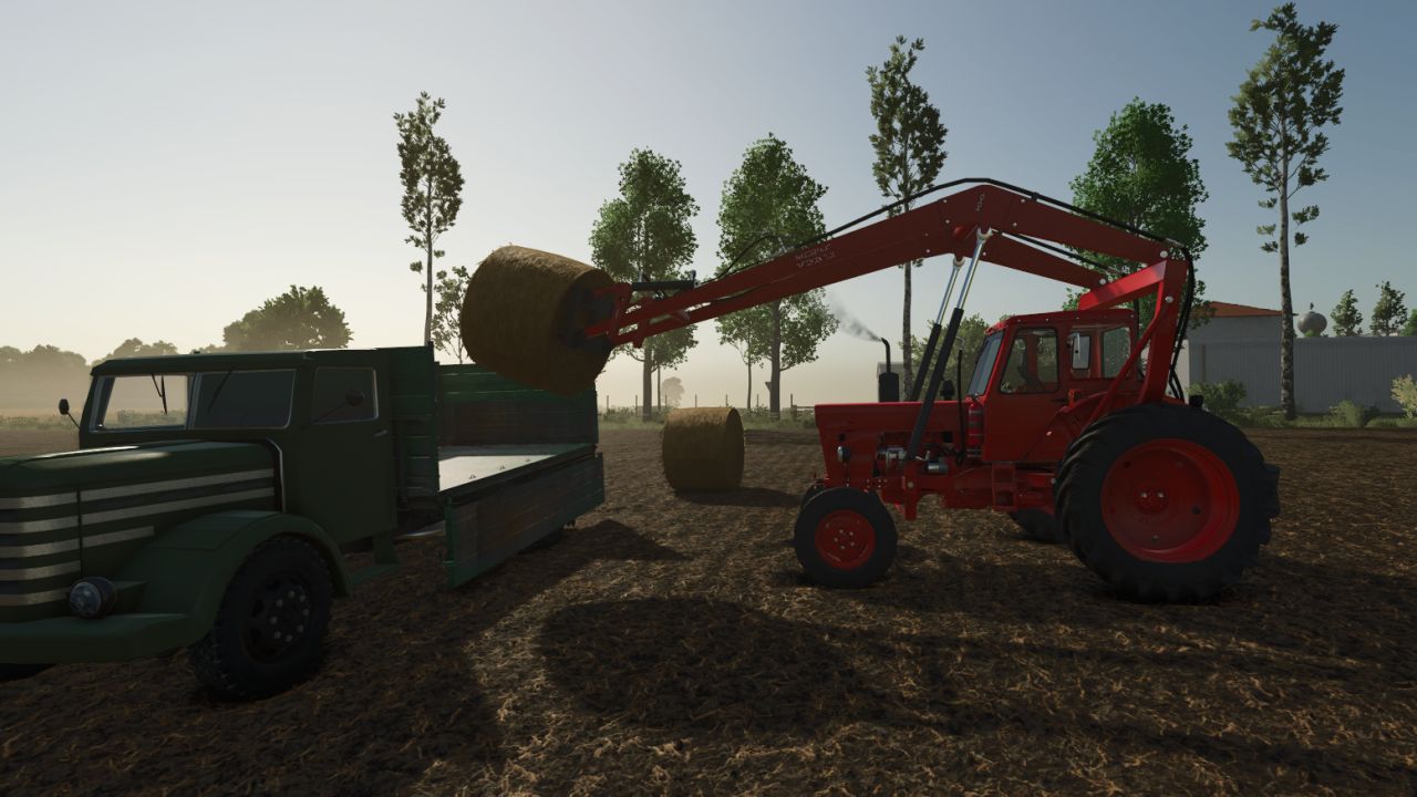 MTZ 50 con caricatore cicogne