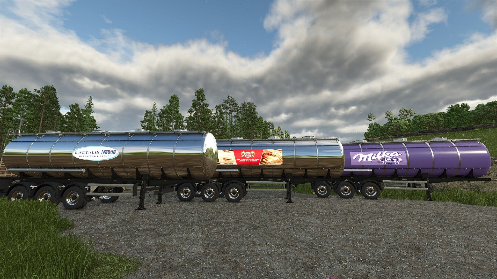 Multifruit tank trailers