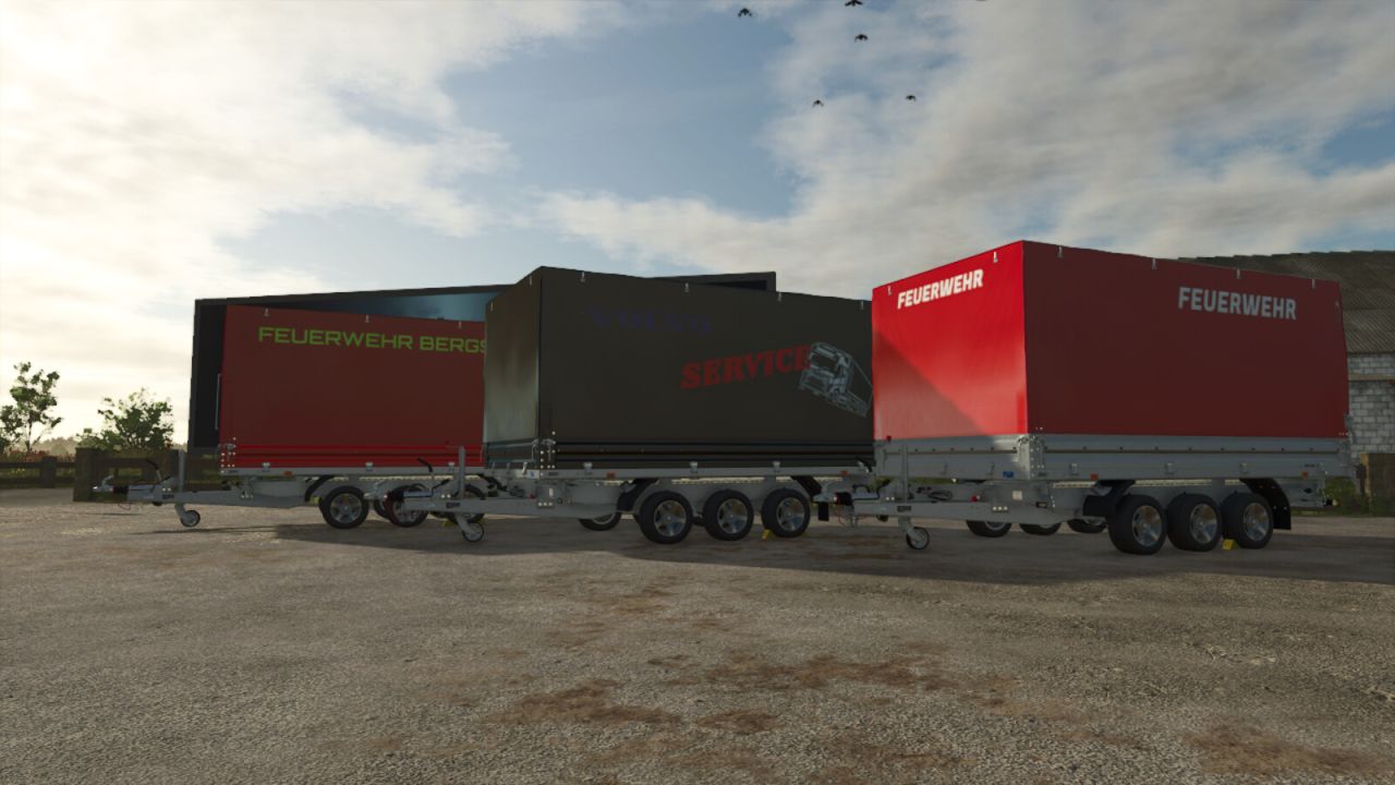 Многофункциональный пожарный прицеп