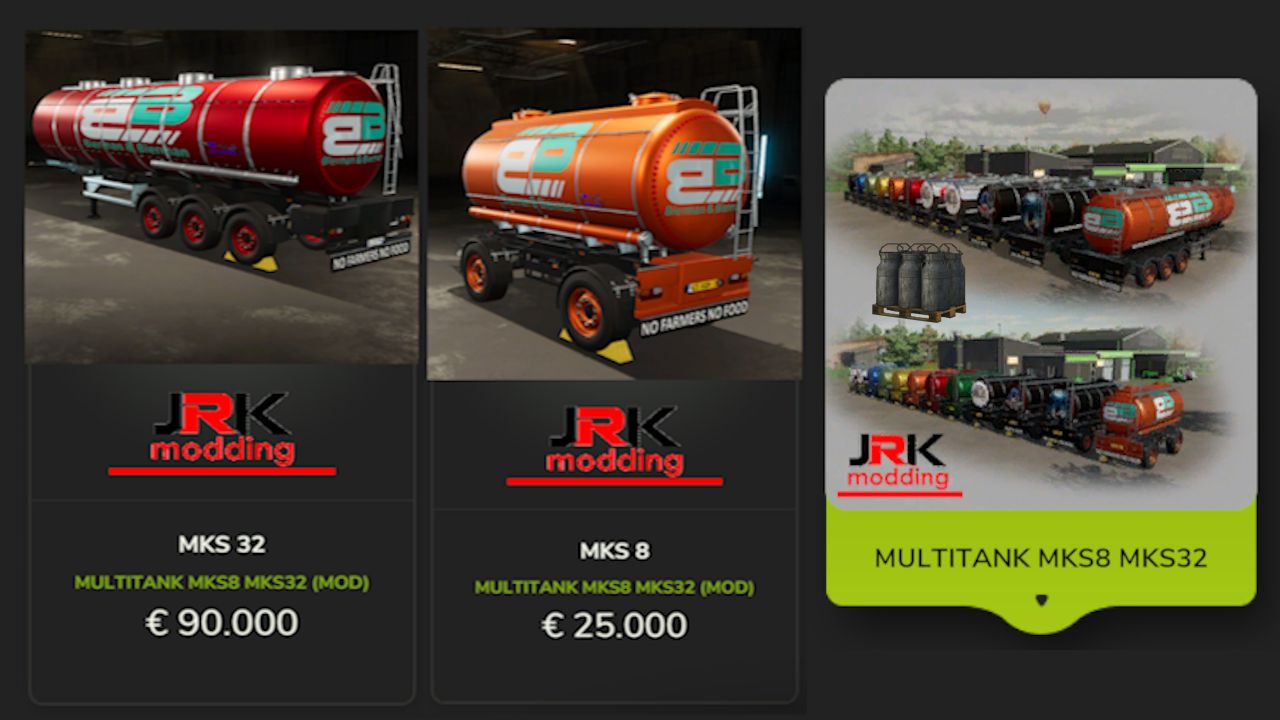 MultiTank MKS 32 en MKS 8