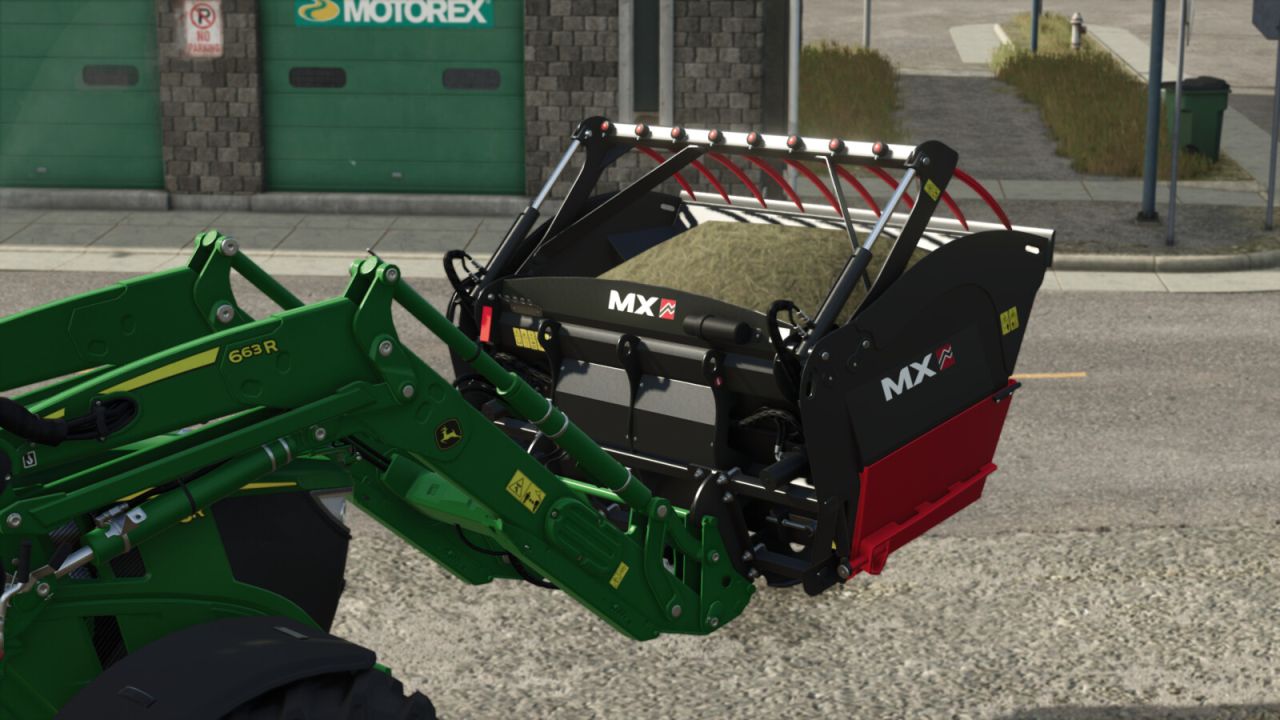Łyżka do zadawania kiszonki MX 2523