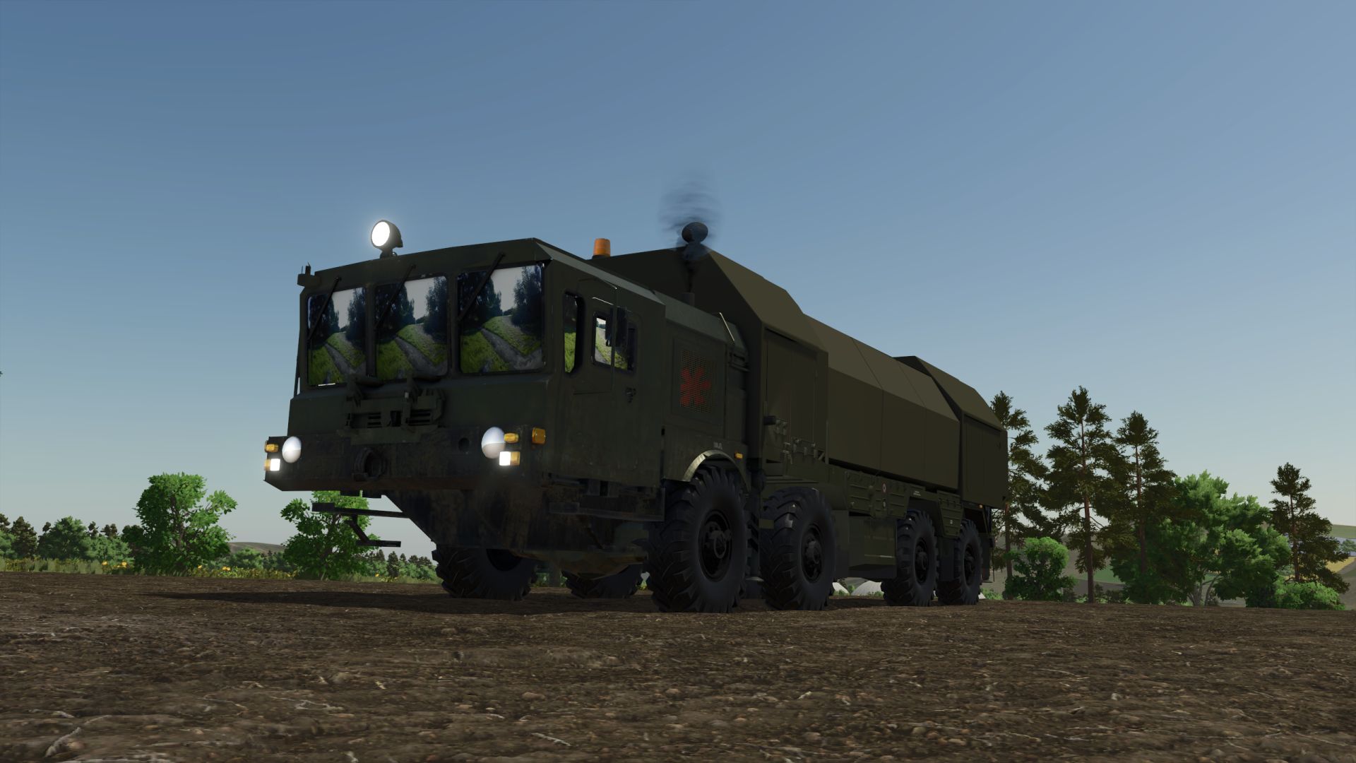 Système radar mobile MZKT-7930 (plateforme lourde tactique 8x8 d’acquisition de cibles)