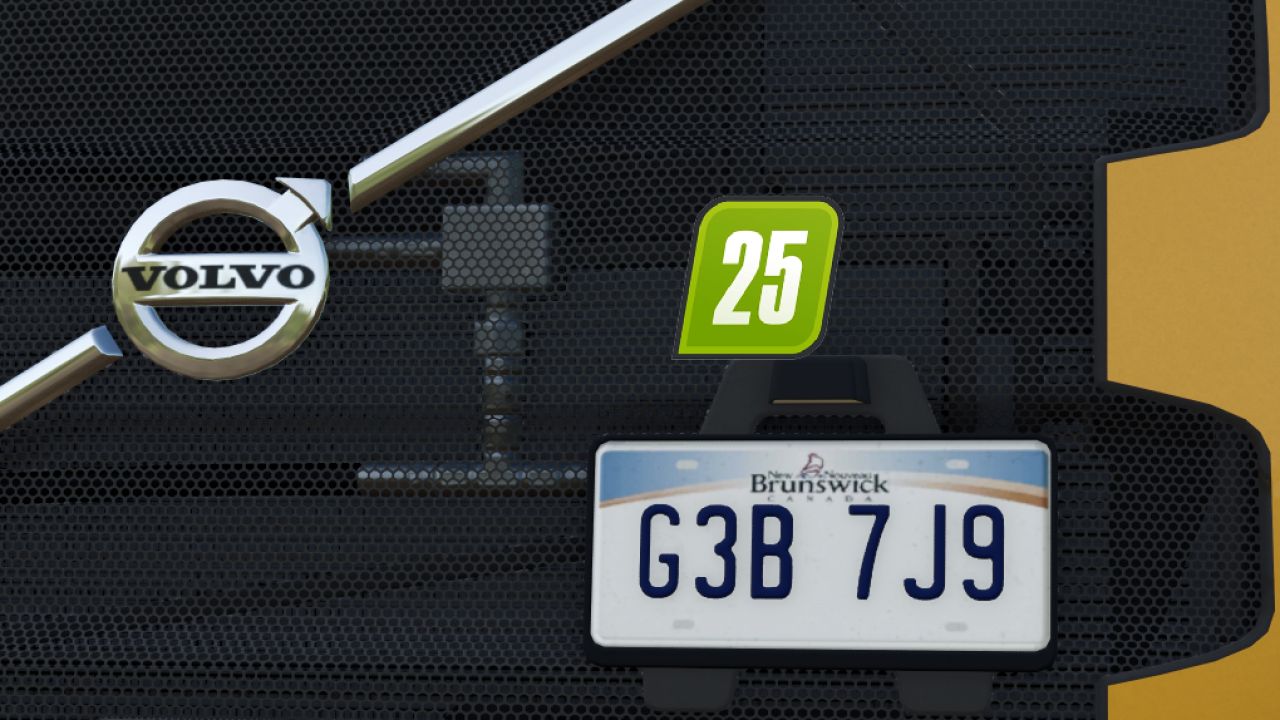 New Brunswick license plate