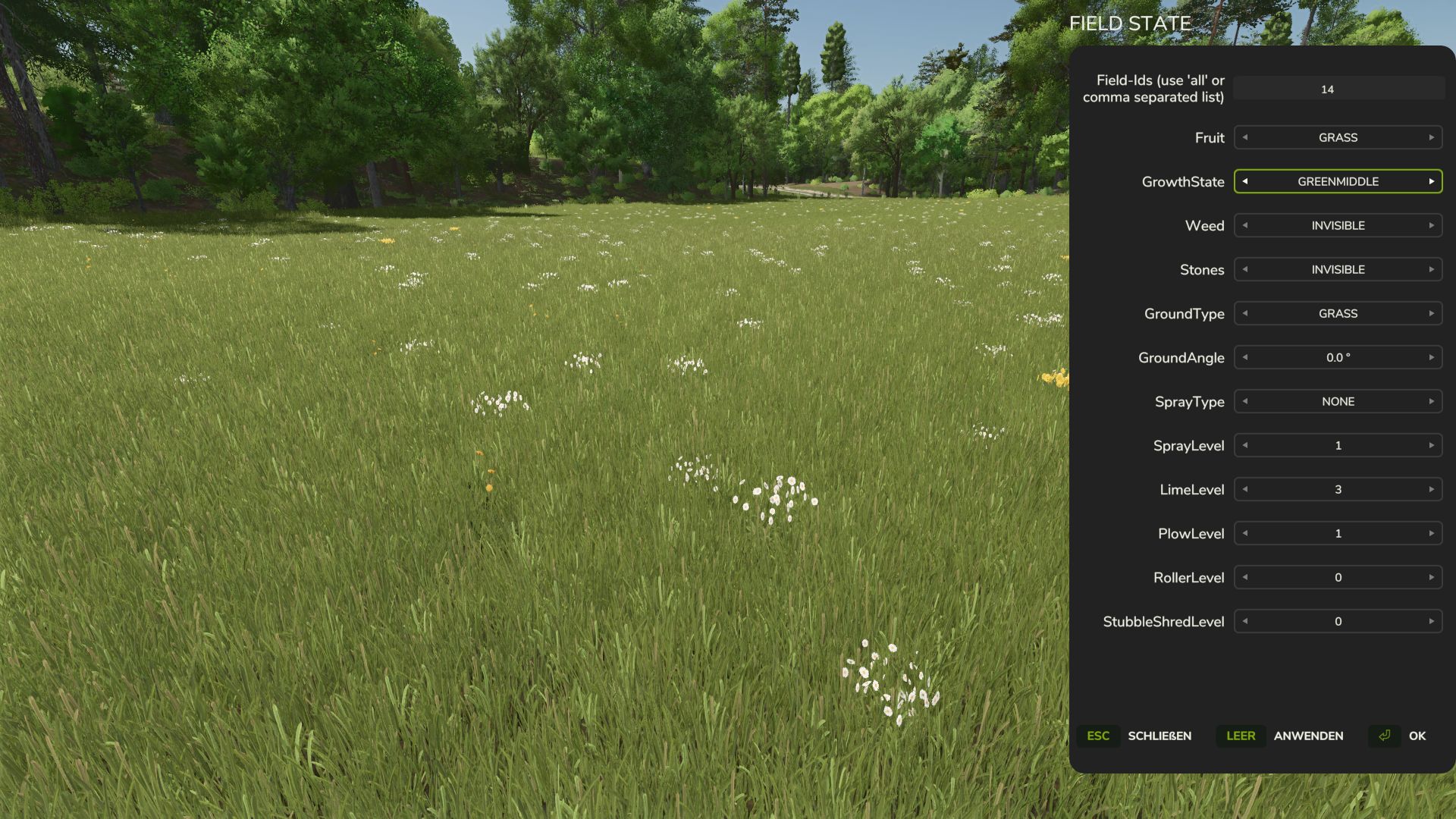 Nouvelle texture de l'herbe