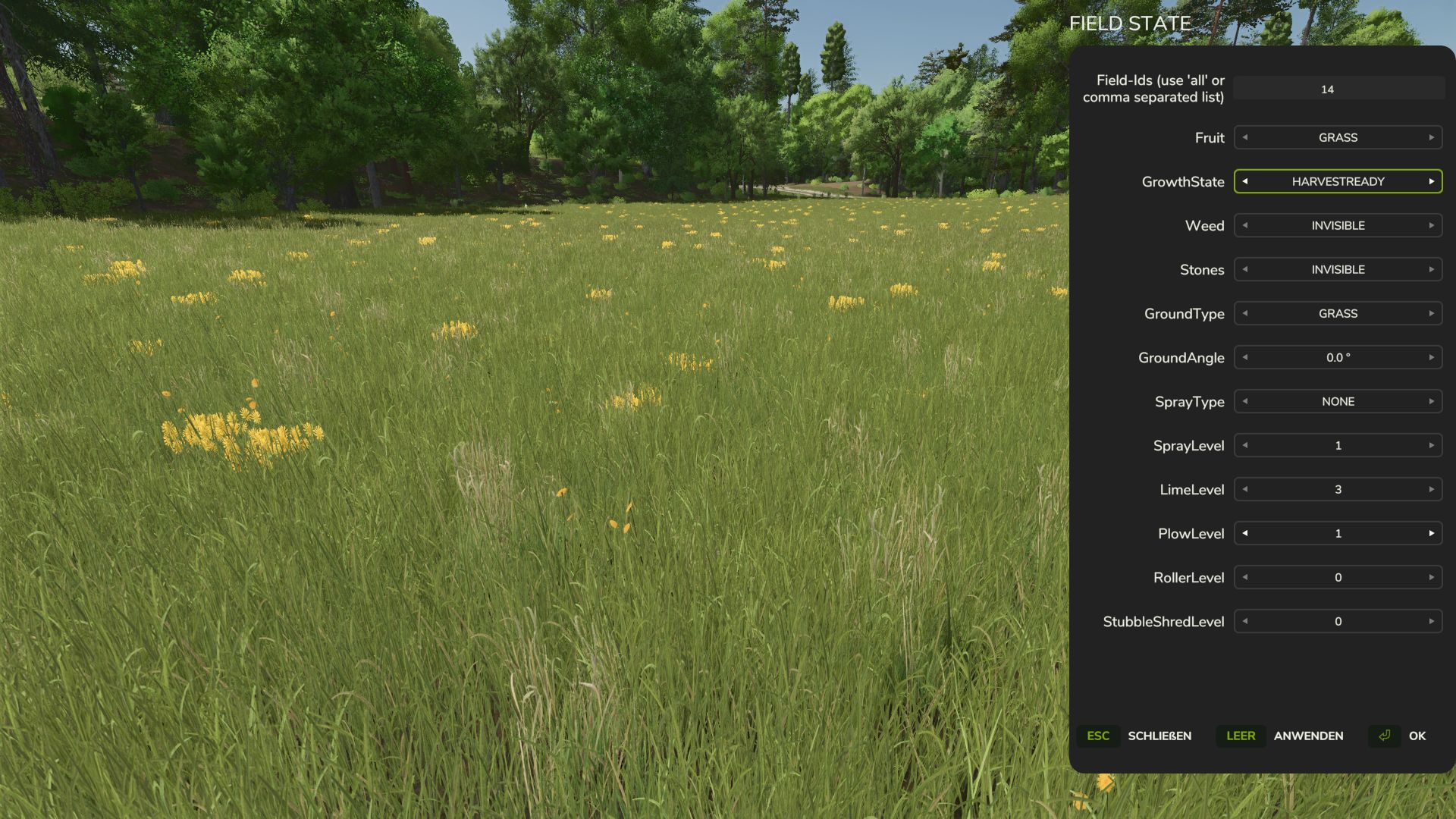 Nouvelle texture de l'herbe