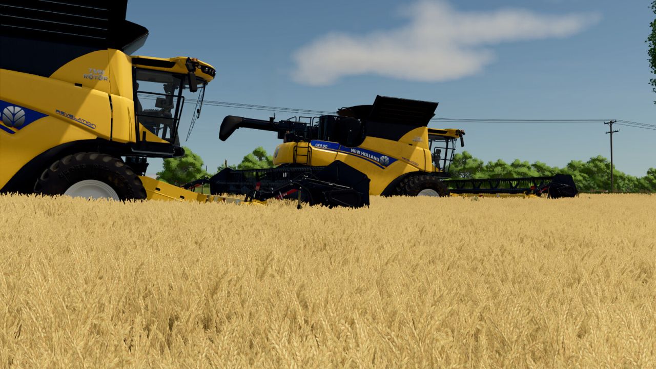 New Holland 740CF Flex Headers