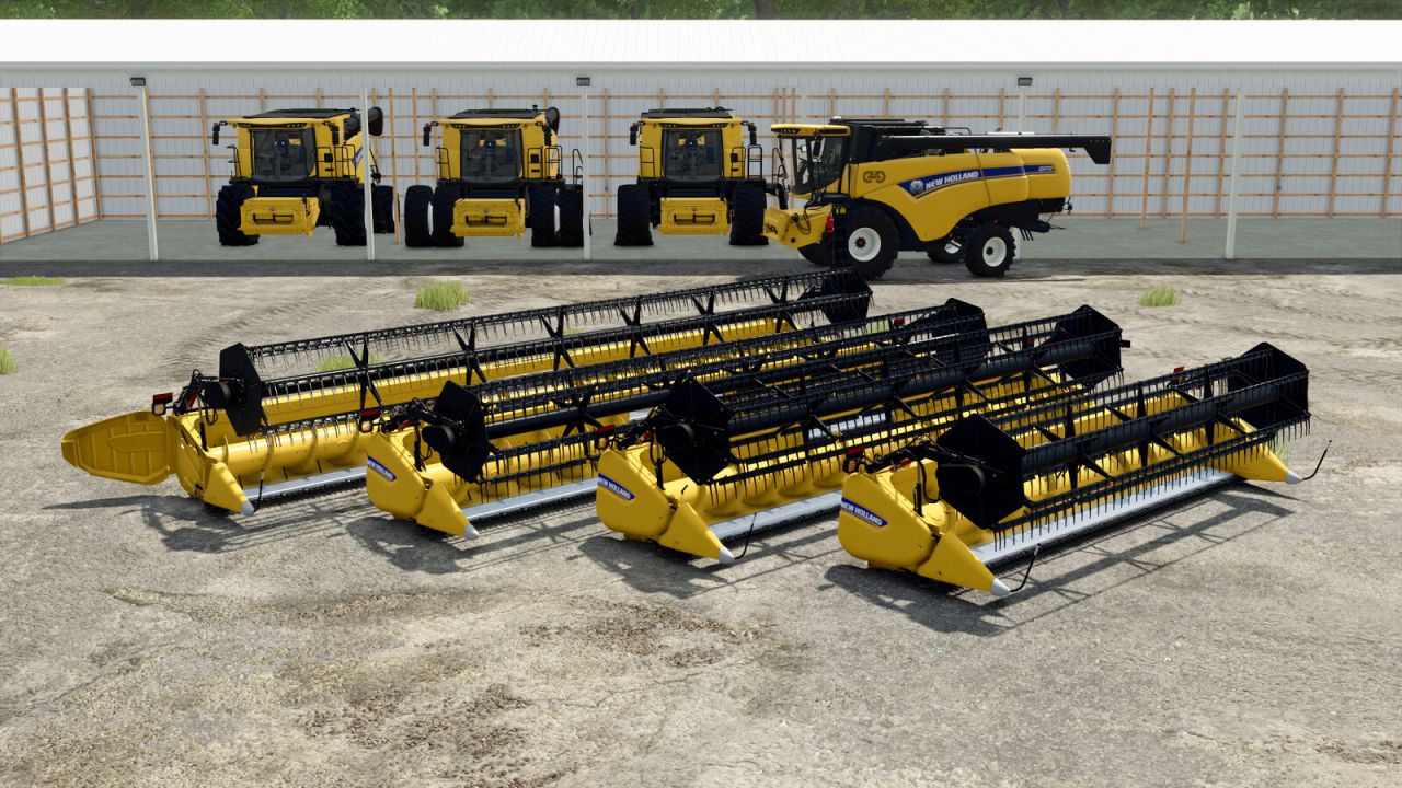 New Holland 740CF Flex Headers
