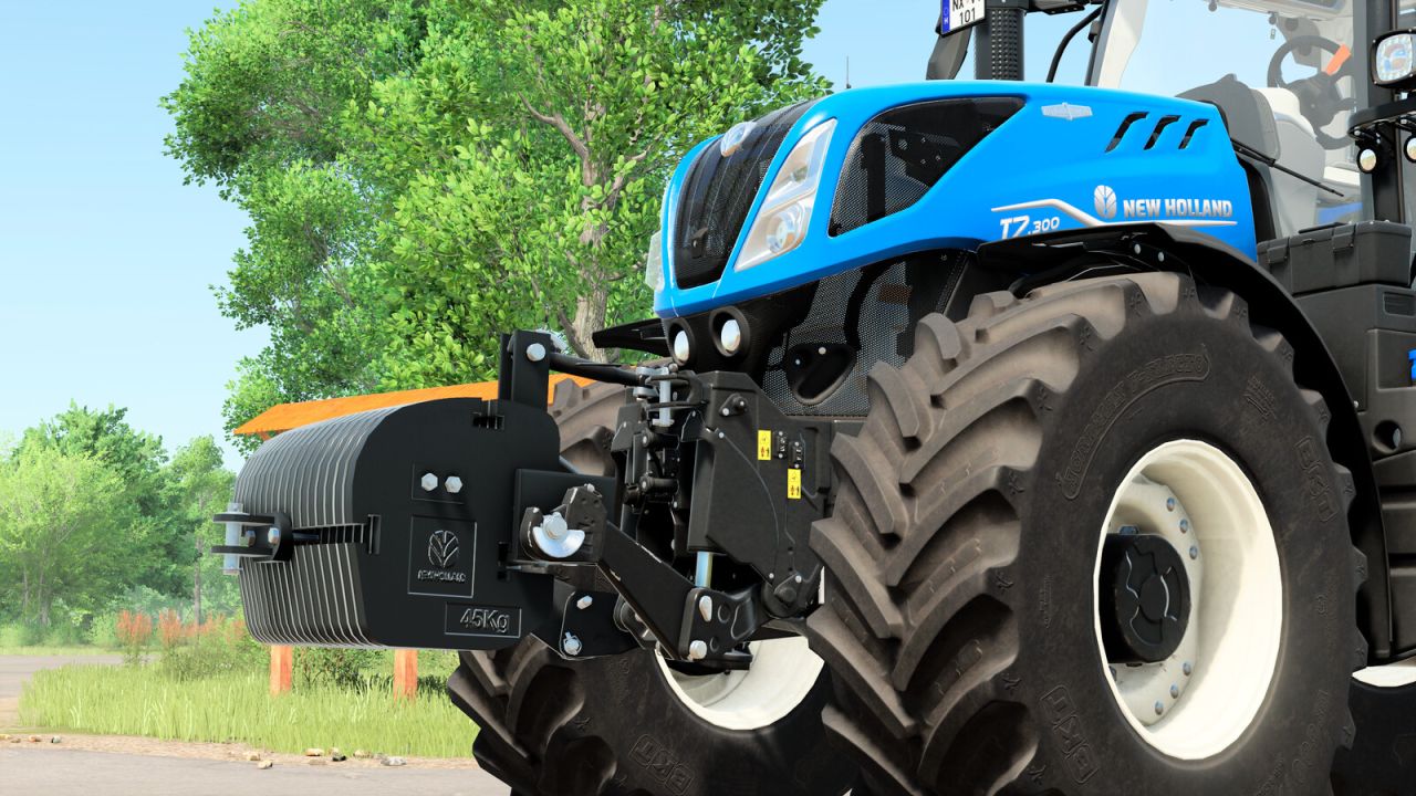 Peso New Holland 850 kg