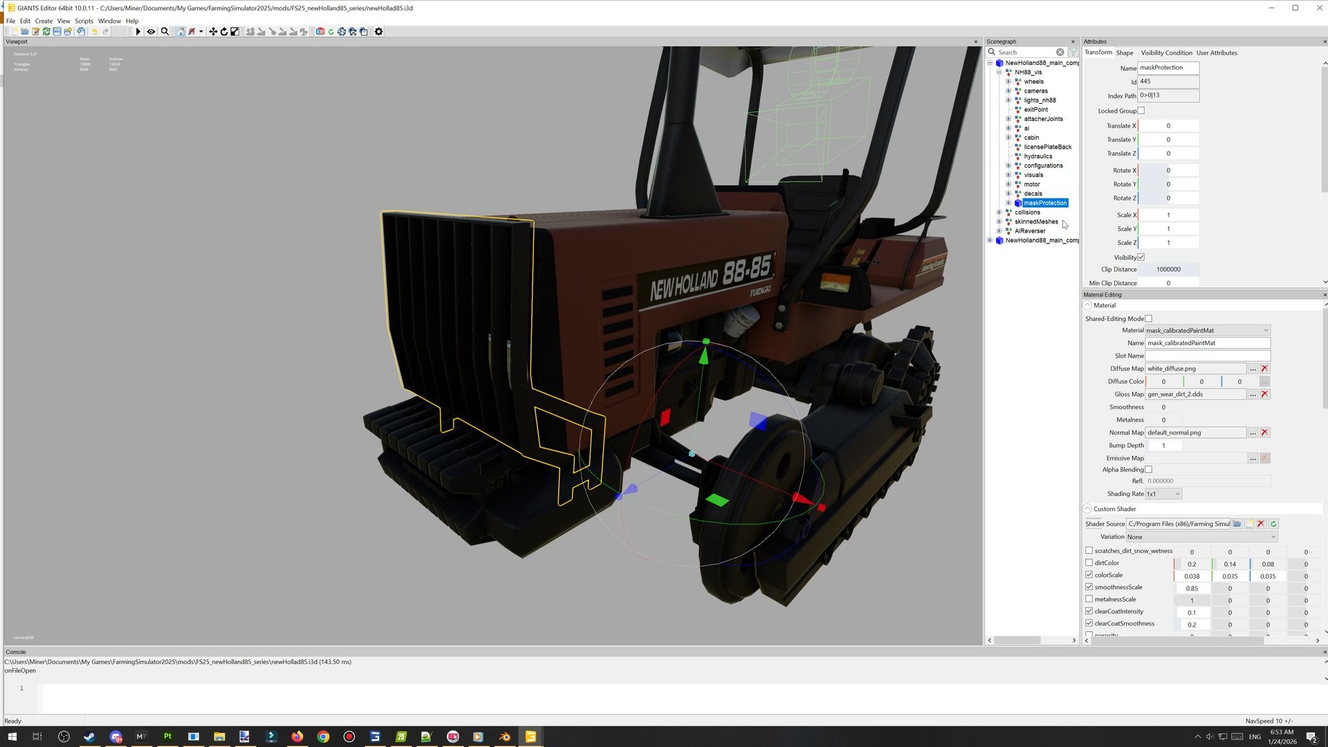 New Holland 88-85 Schutz-Parrilla frontal (Prefab)