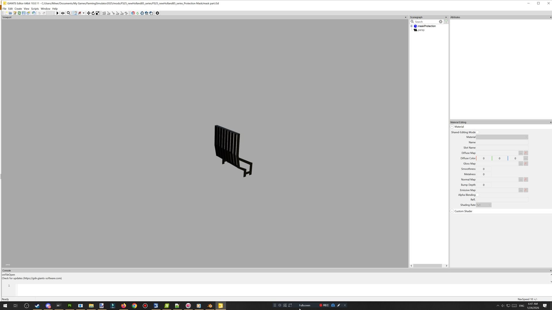 New Holland 88-85 Schutz-Parrilla frontal (Prefab)