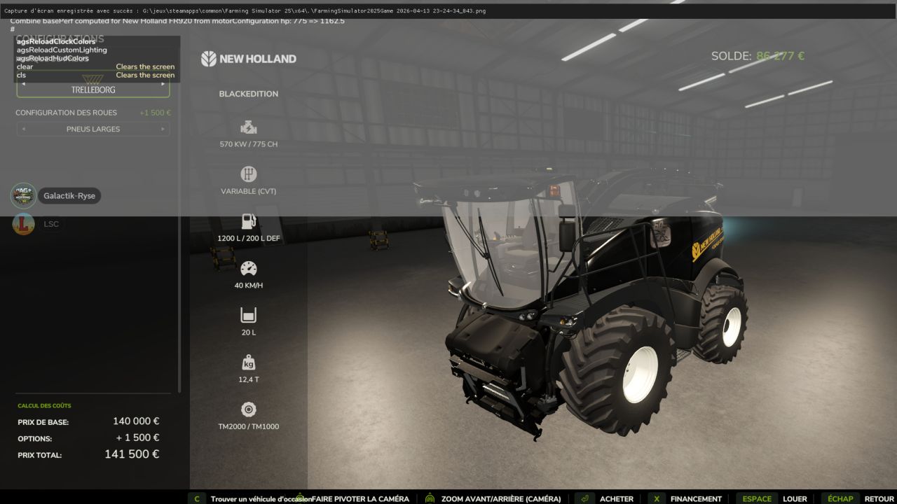 New Holland Black Edition
