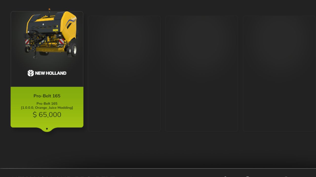 New Holland ProBelt 165 US/EU