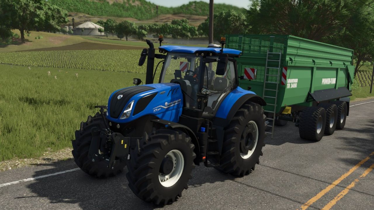 New Holland T7 met turbo en afblaasklep