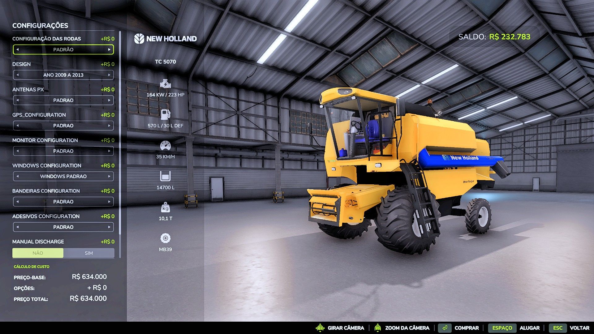 New Holland TC 5070