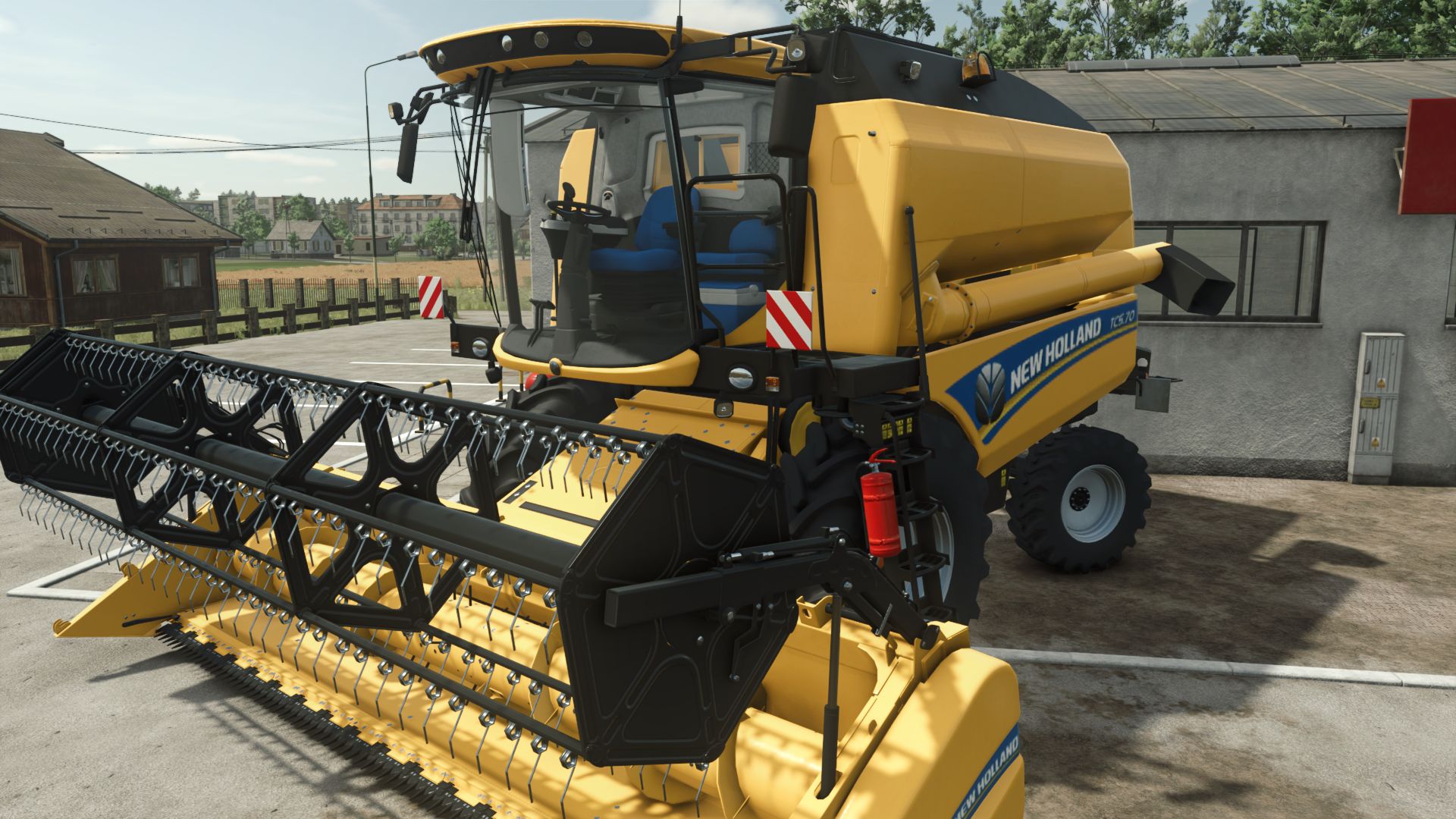 Moissonneuse-batteuse New Holland TC5.90 Jouet Bburago - Modèle Réduit 18 Cm - Collection Farmland