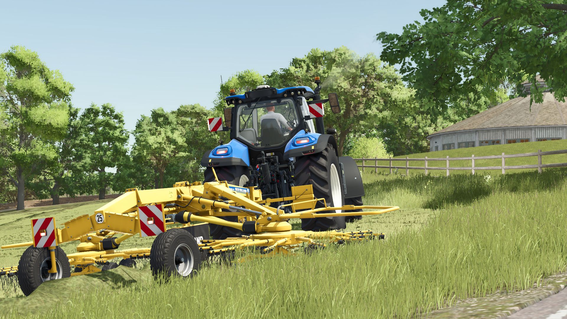 New Holland tedders and windrowers