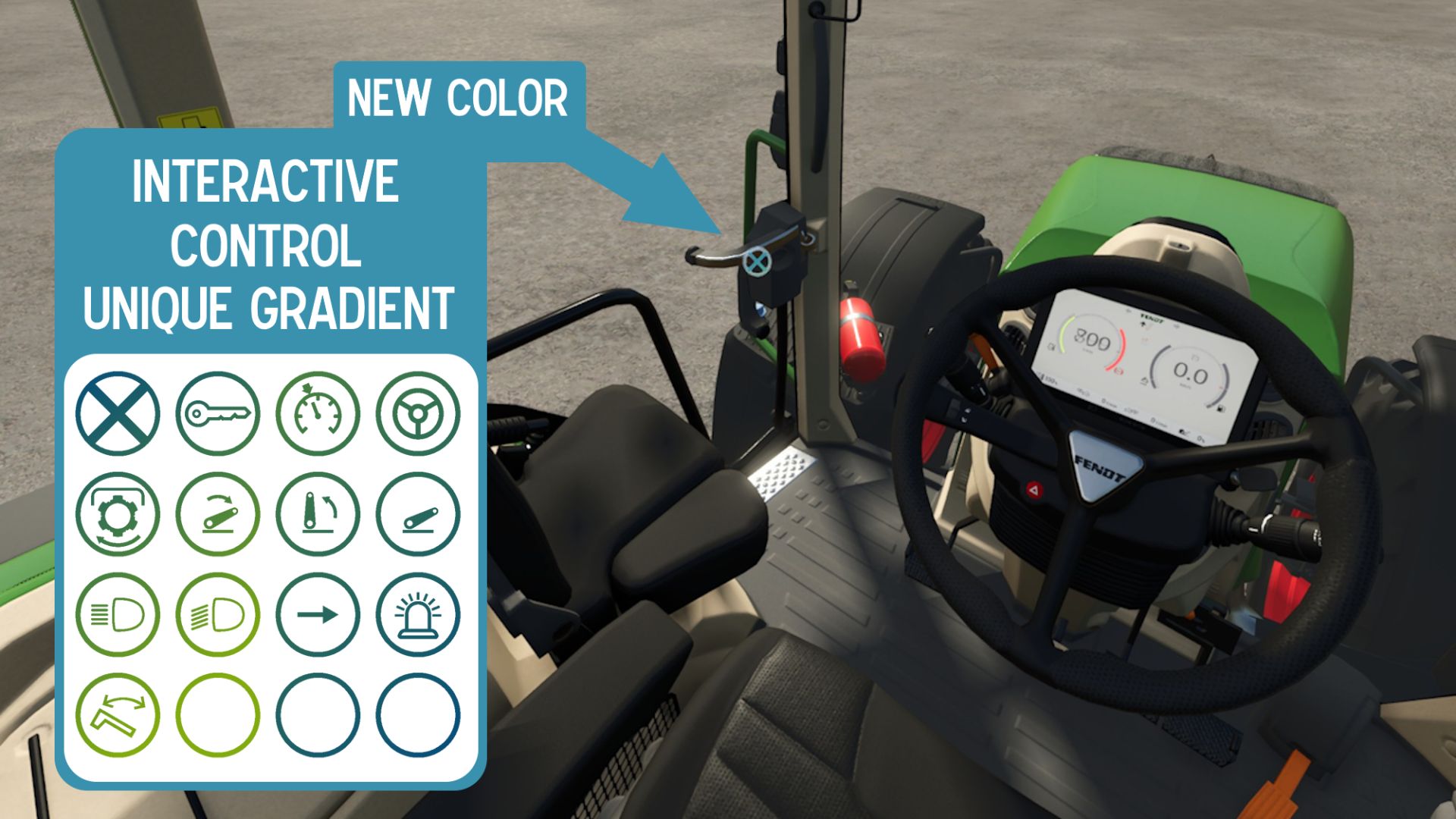 New Interactive Control icons color
