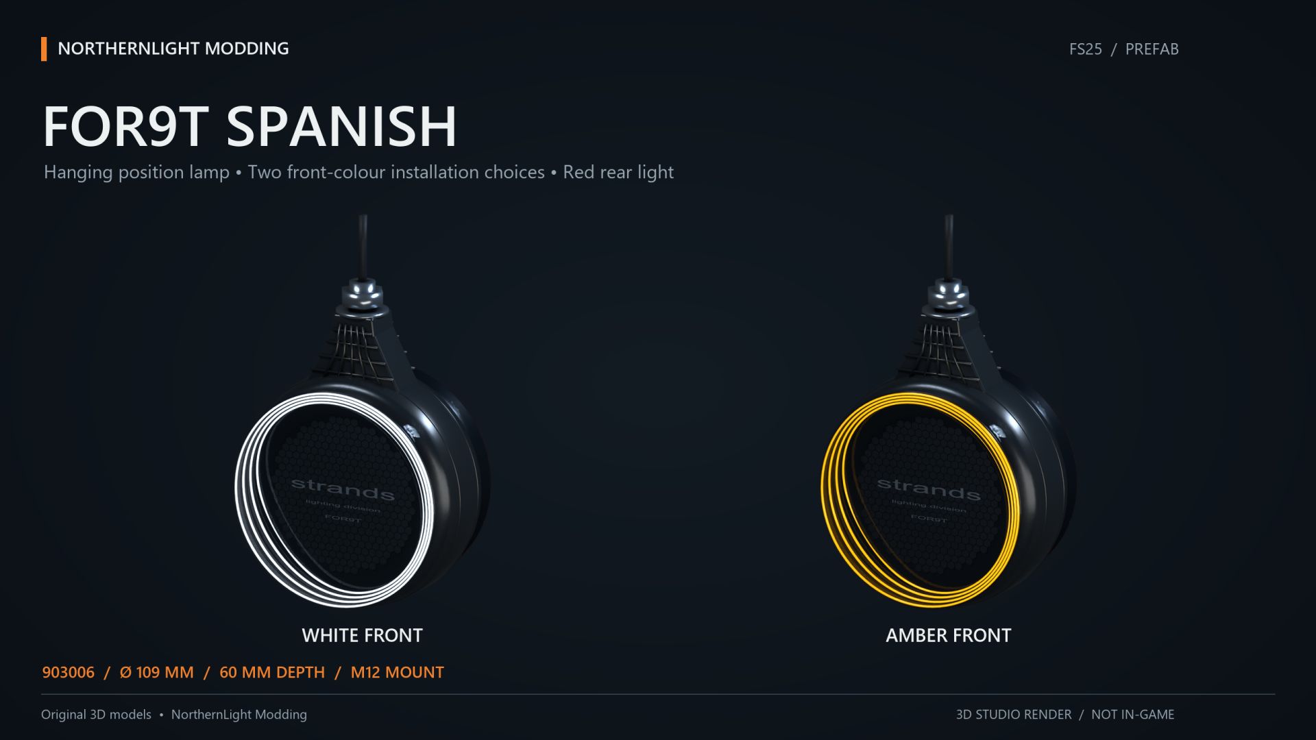 NLM Strands FOR9T Spanish 903006 Белый / Красный (Prefab)