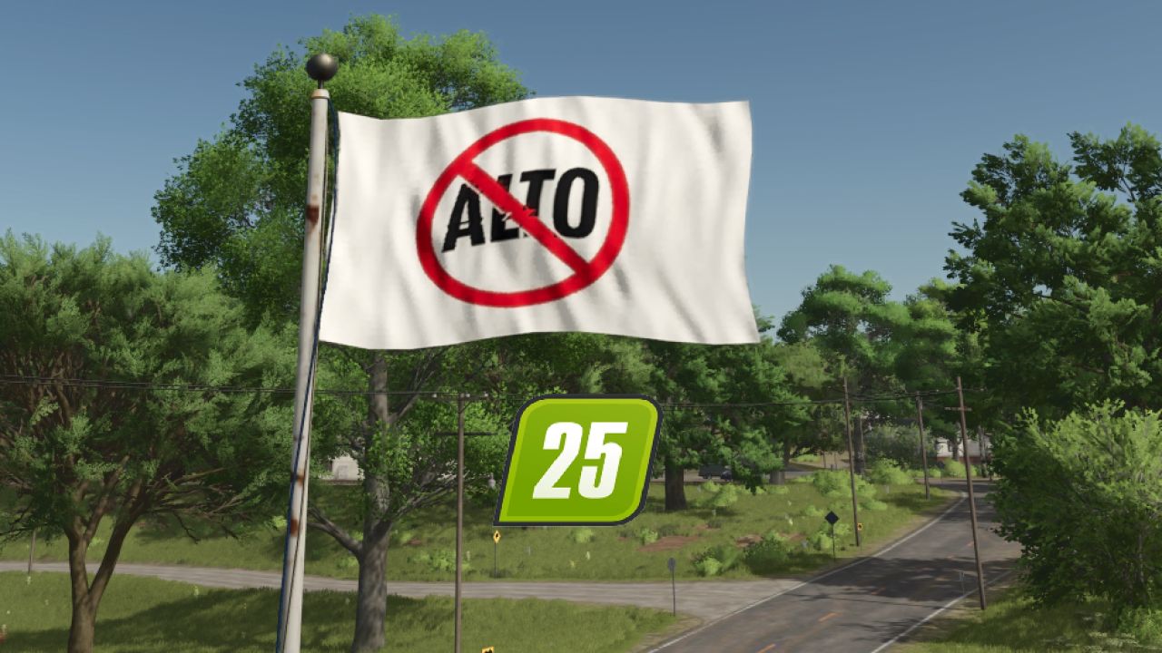 "Alto Yok" Yerleştirilebilir Bayrağı