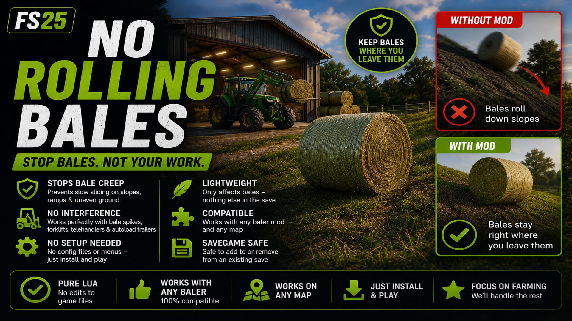 No Rolling Bales