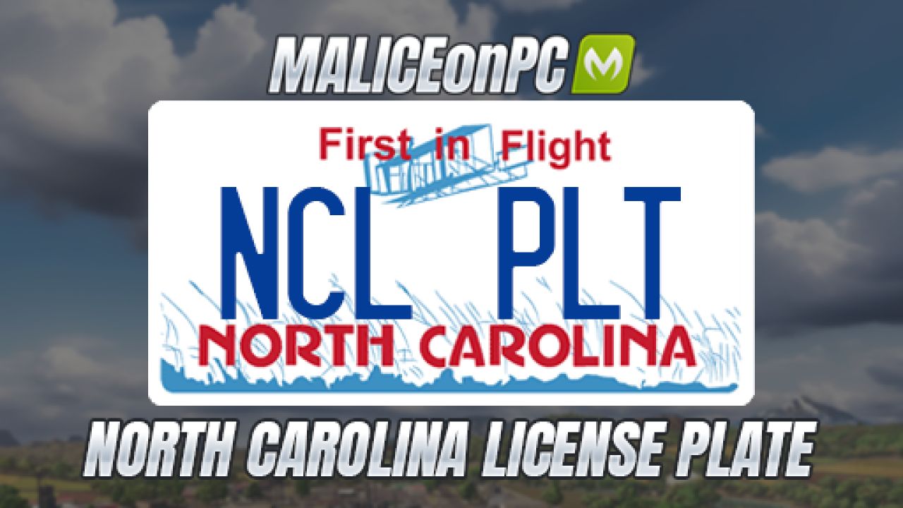 North Carolina Nummernschild