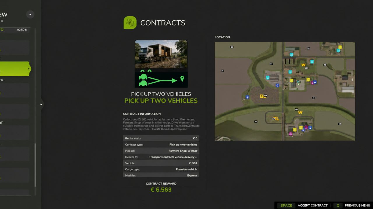 NPC transport and service contracts
