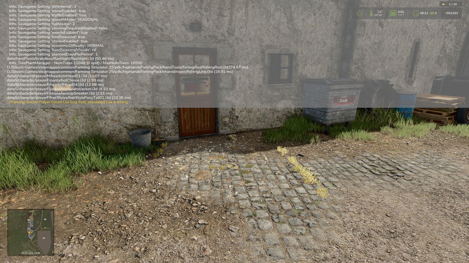 Number of players on servers