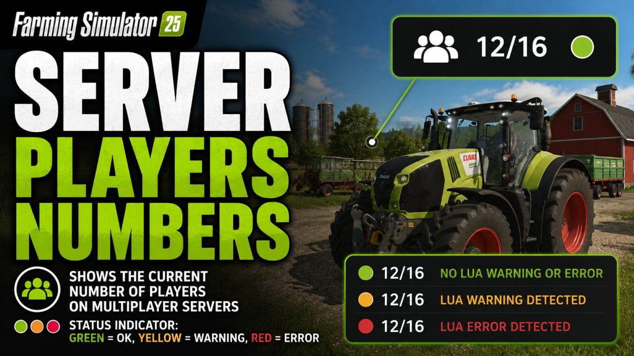 Number of players on servers