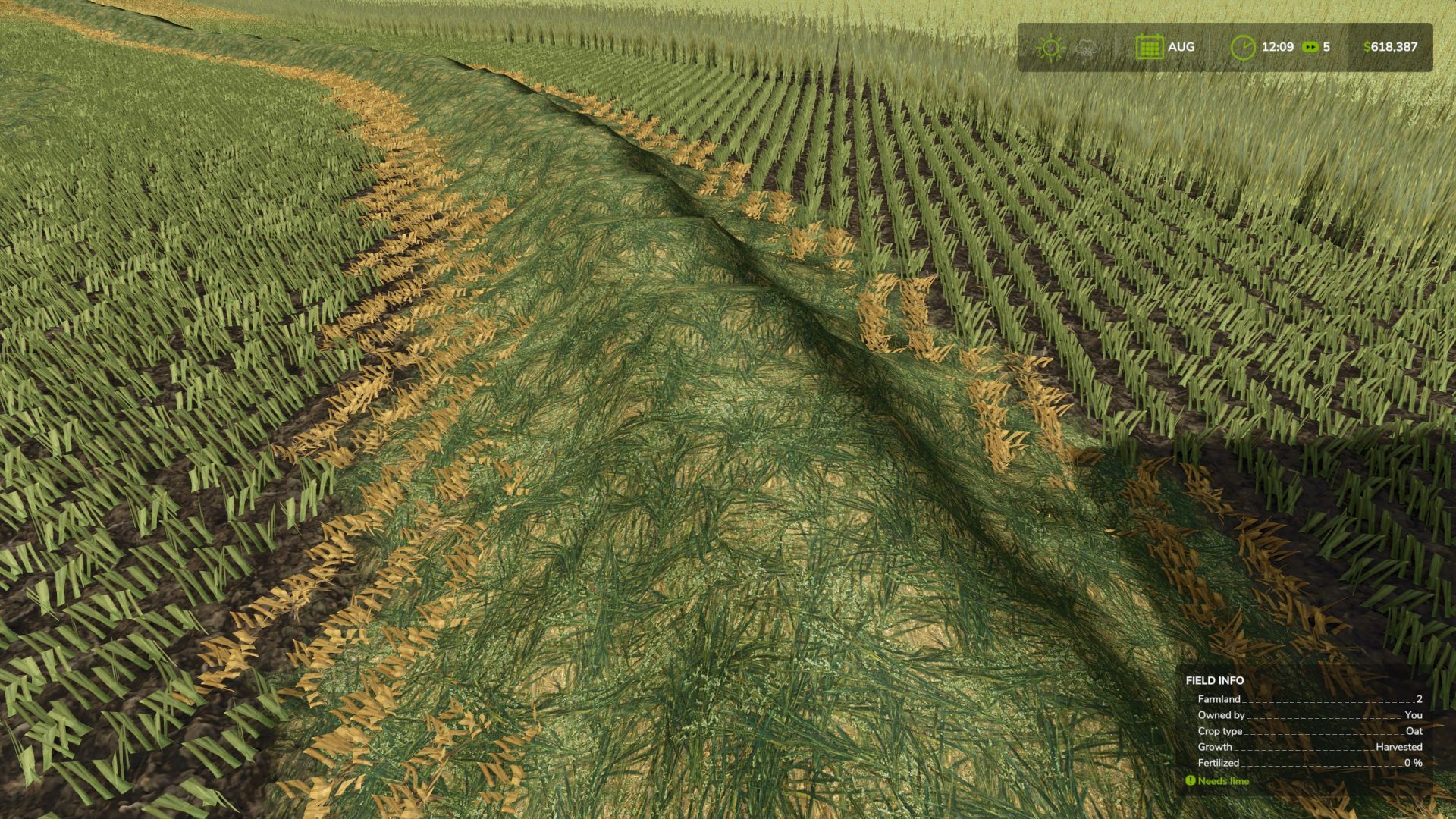 Oaten Hay Textures (Prefab)