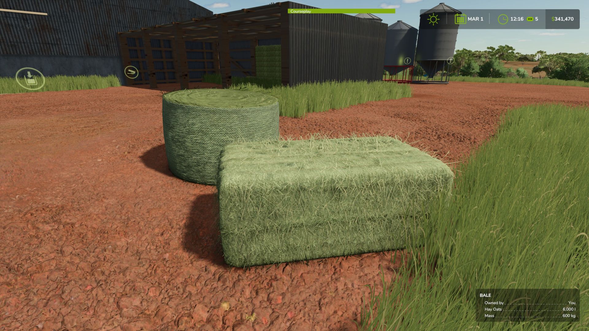 Oaten Hay Textures (Prefab)