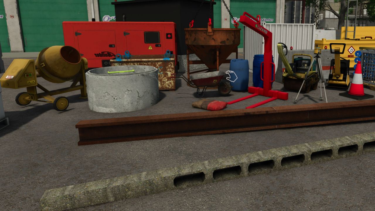 Objets Tools öffentliche Arbeiten