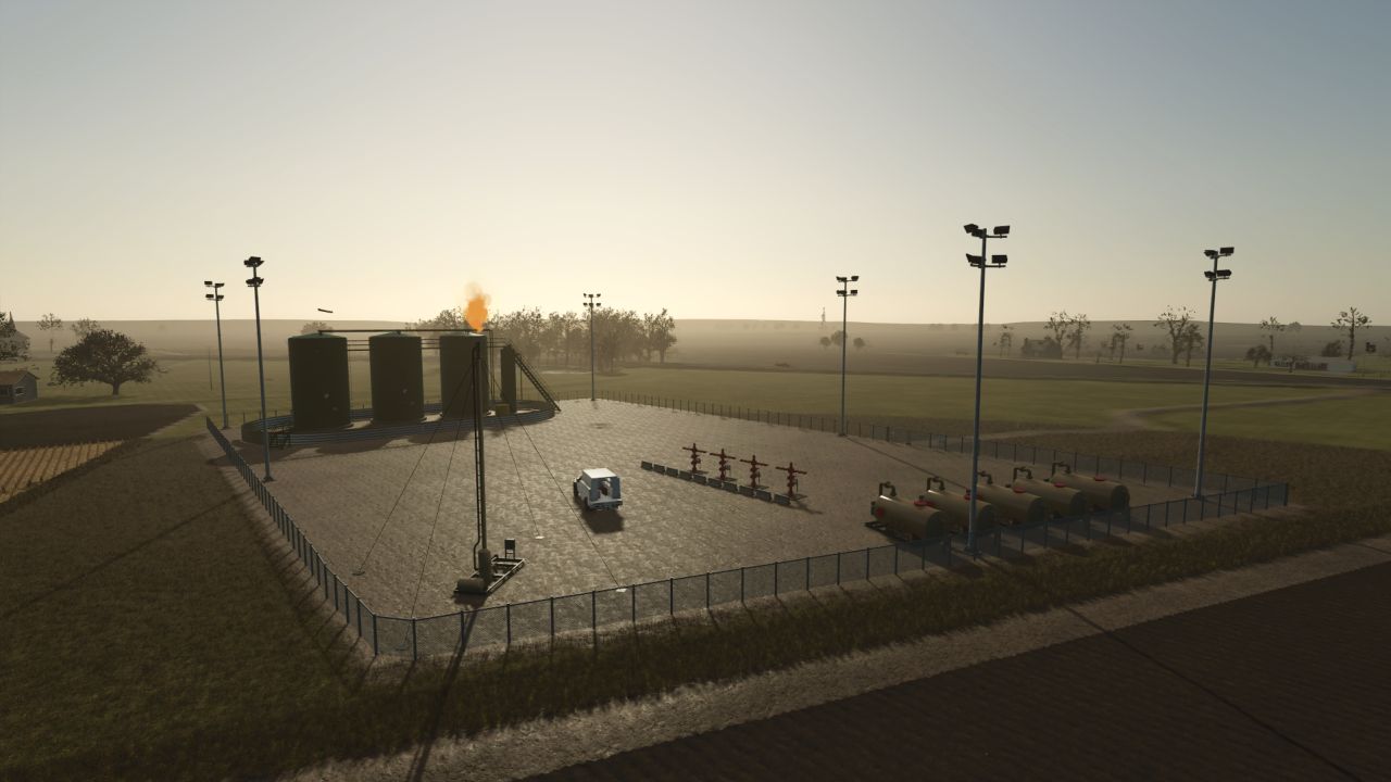 Oil field flare