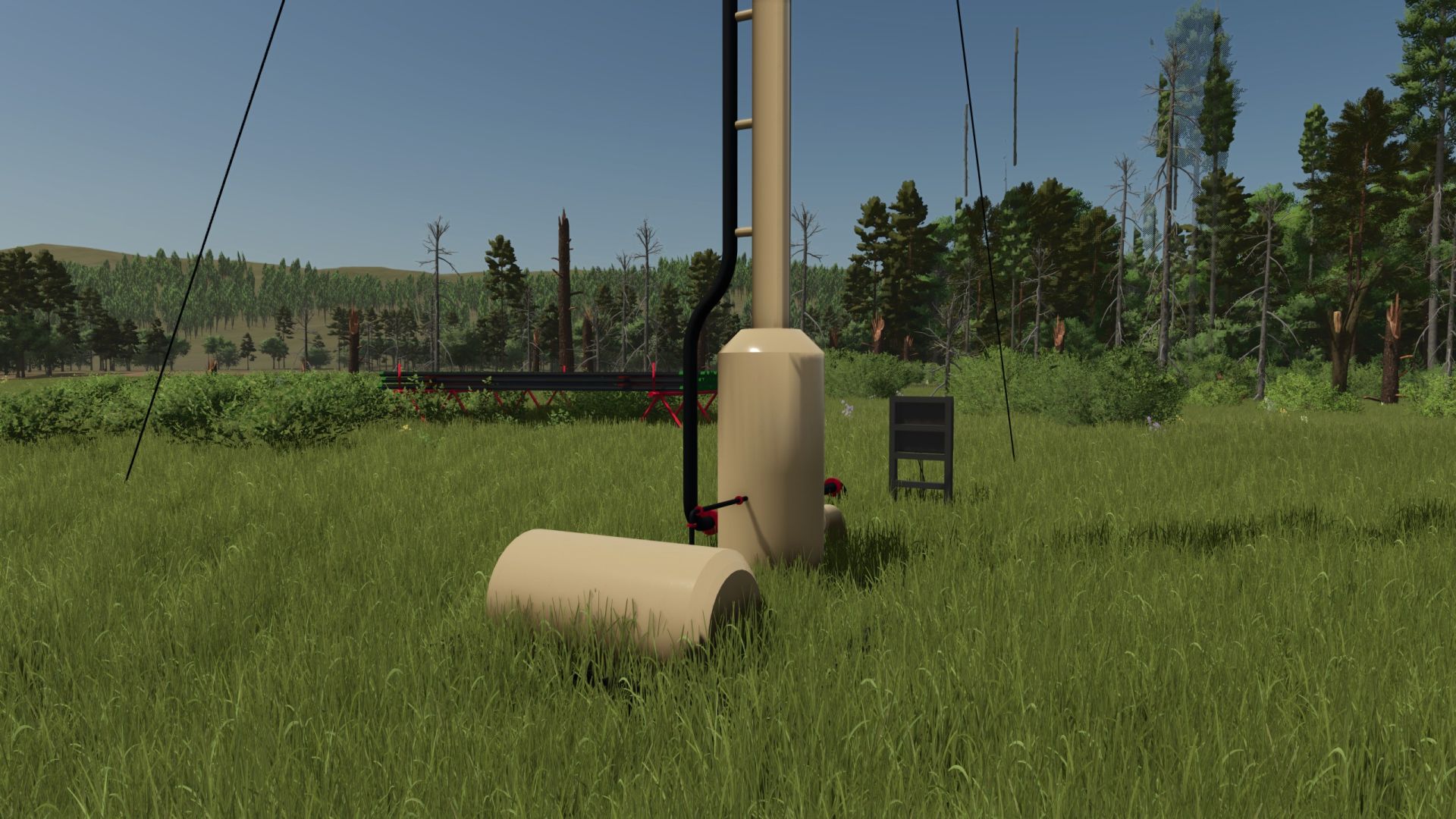 Oil field flare