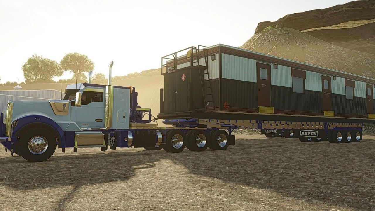 Ölfeld-Skid-Baracche