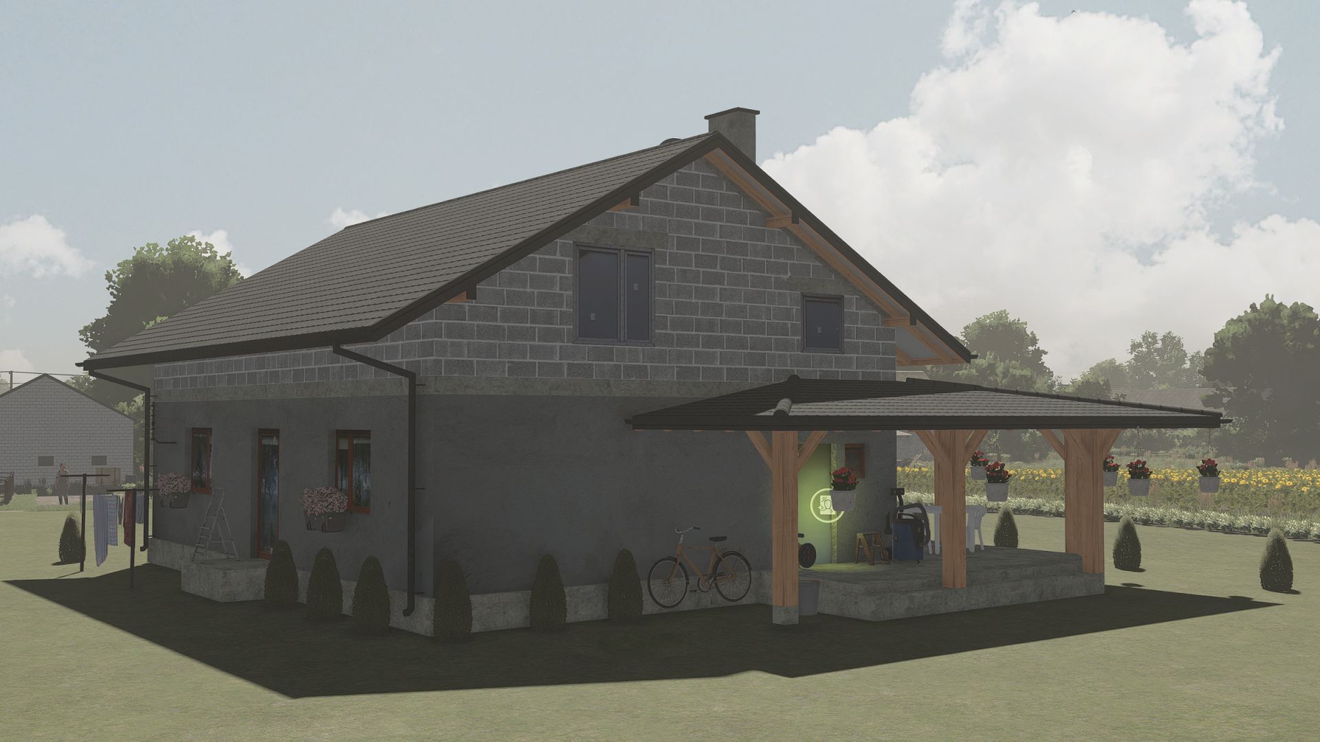 Old and New House