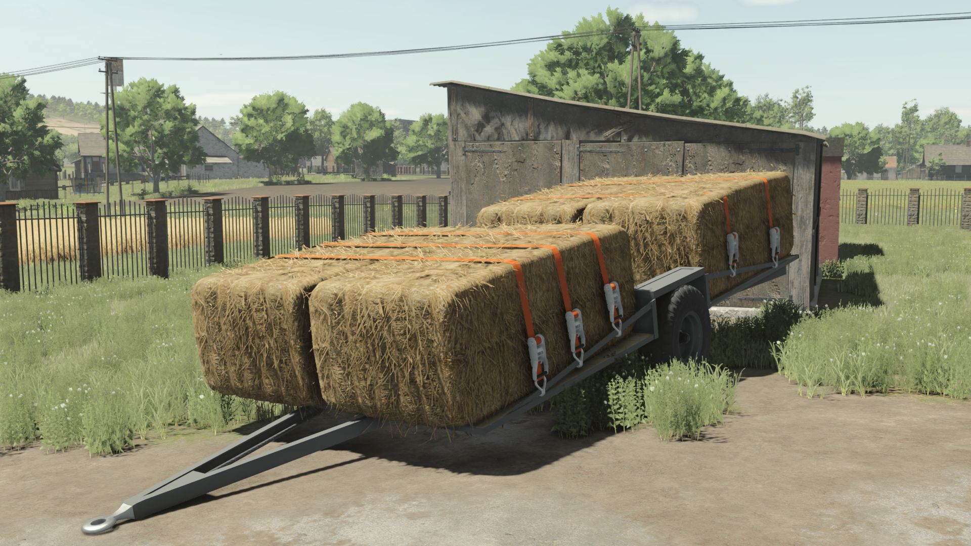 Old Bale Trailer