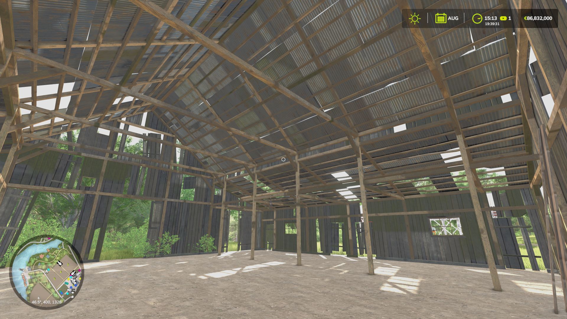 Old Barn and ruin