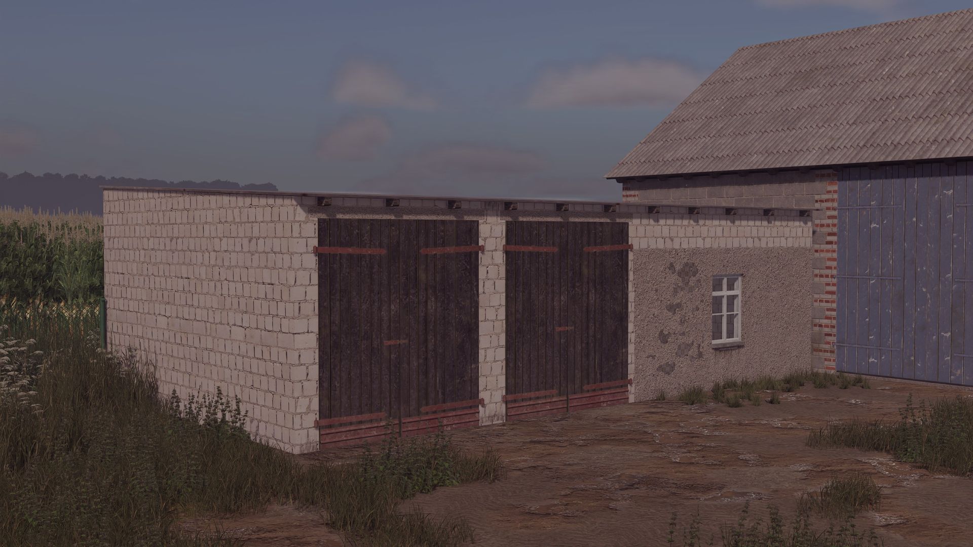 Старый гараж Bobcok