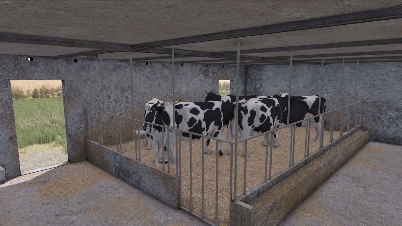 Vecchia stalla per bovini e maiali