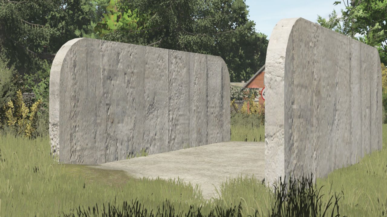 Pacote de bunker de concreto antigo