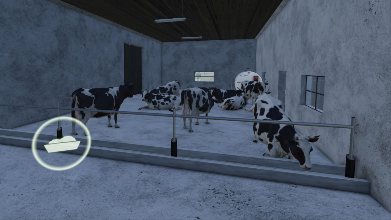 Viejo establo de vacas