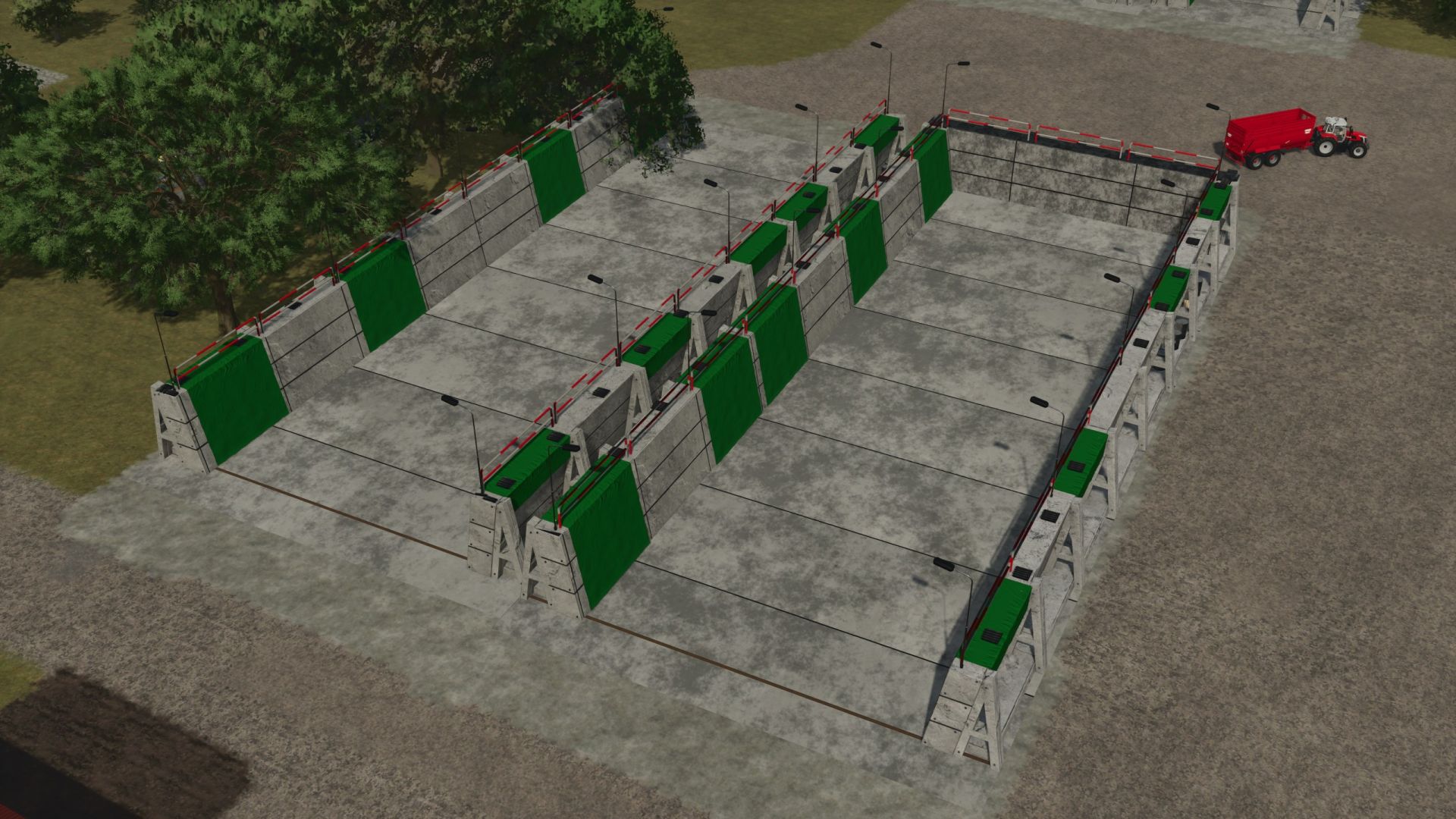 Old driving wedge silo pack
