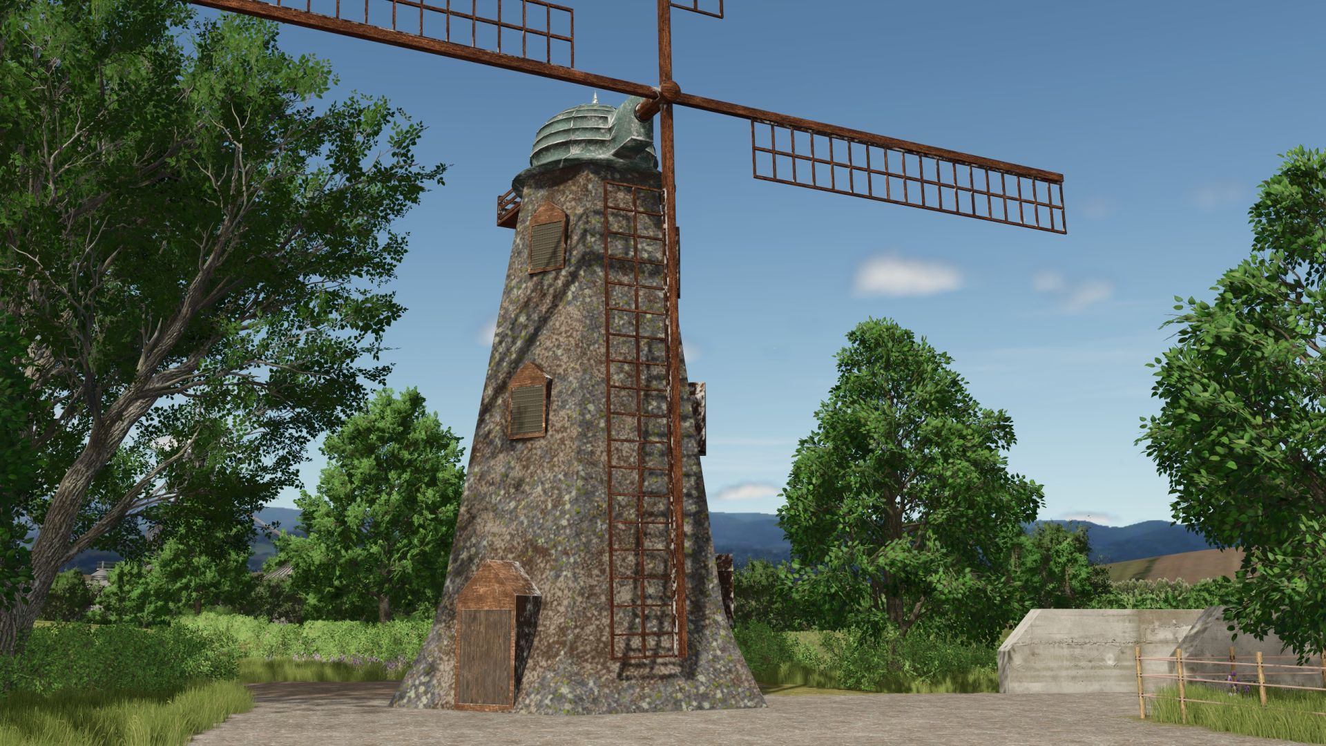 Old English windmill