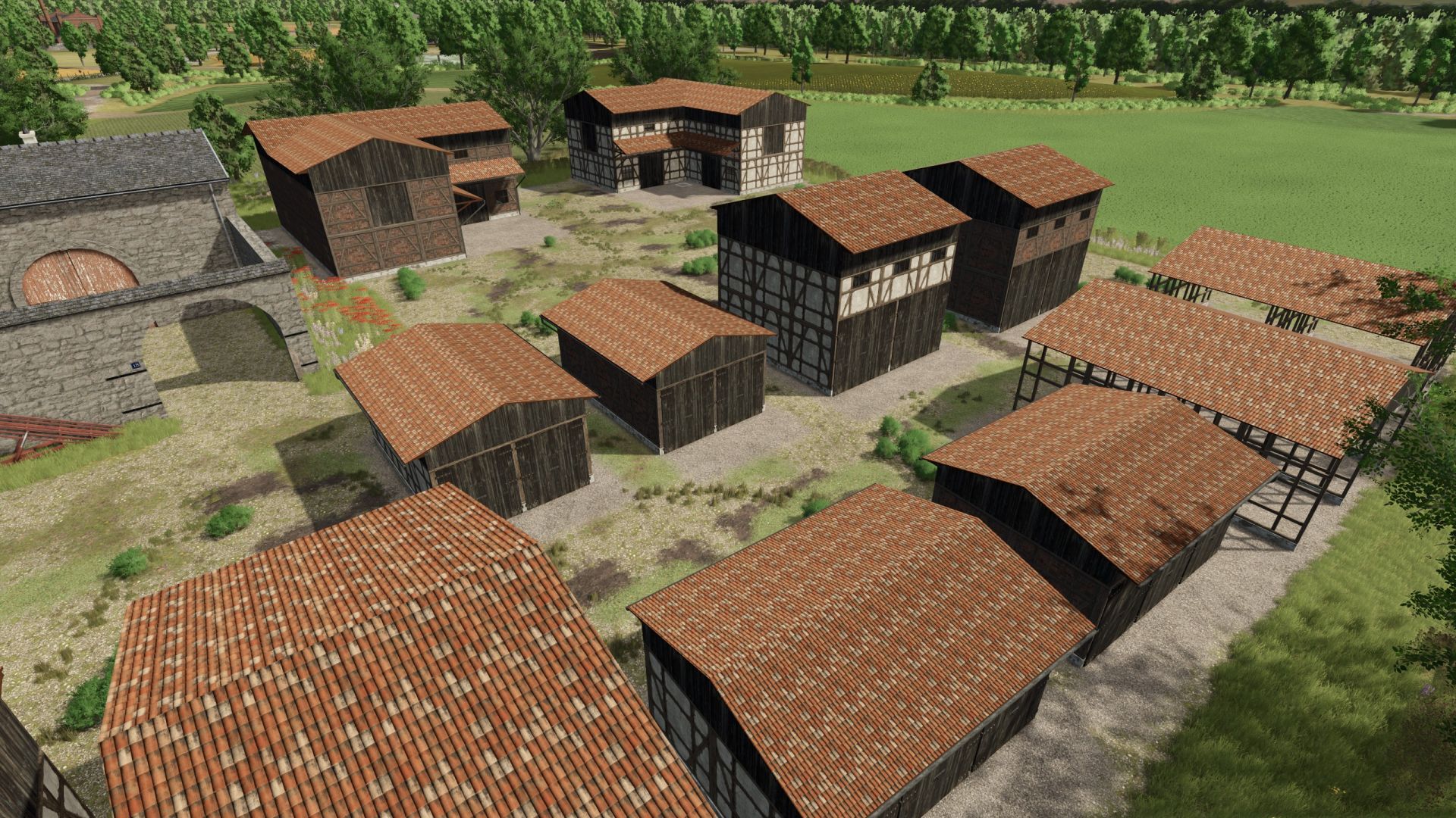 Paquete de granja antiguo