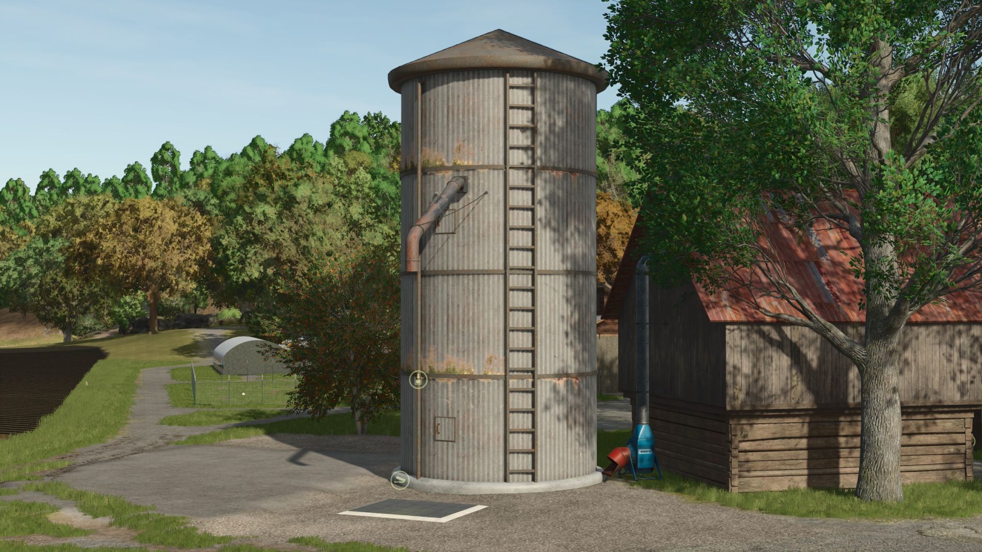 Antigo silo de fazenda
