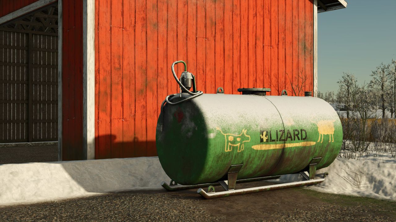Vecchi serbatoi di carburante
